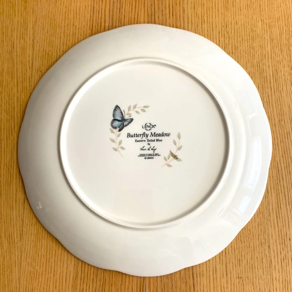 4pcs LENOX butterfly meadow dinner plate set, 11 inches